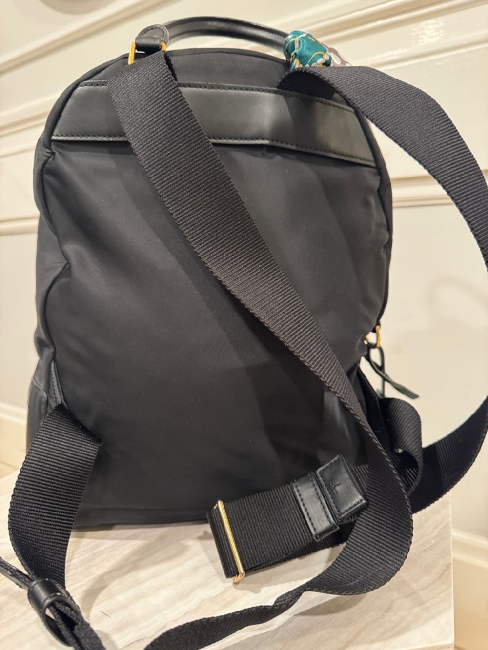 Tory Burch Bag Perry Black Nylon Backpack - Picture 6 of 17